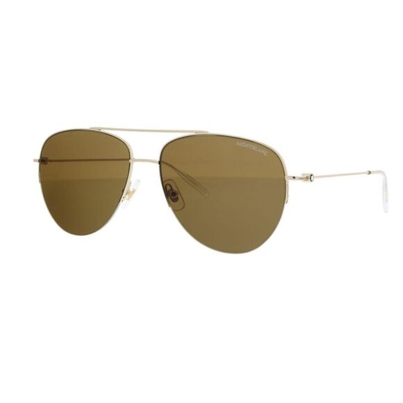 Montblanc MB0074S-003BlackAviator Sunglasses
